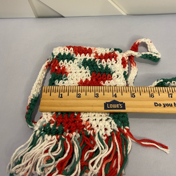 Handmade Crochet Small Crossbody Bag - Picture 3 of 6